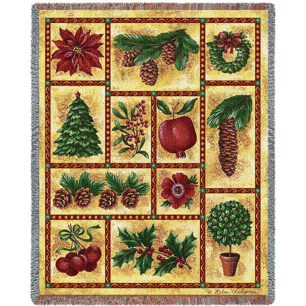 Images of Christmas Throw